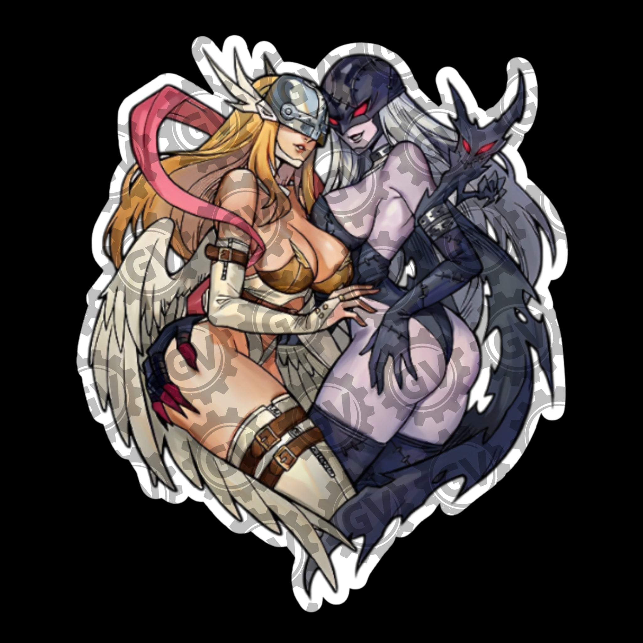 Angewomon Stickers & Decals 3