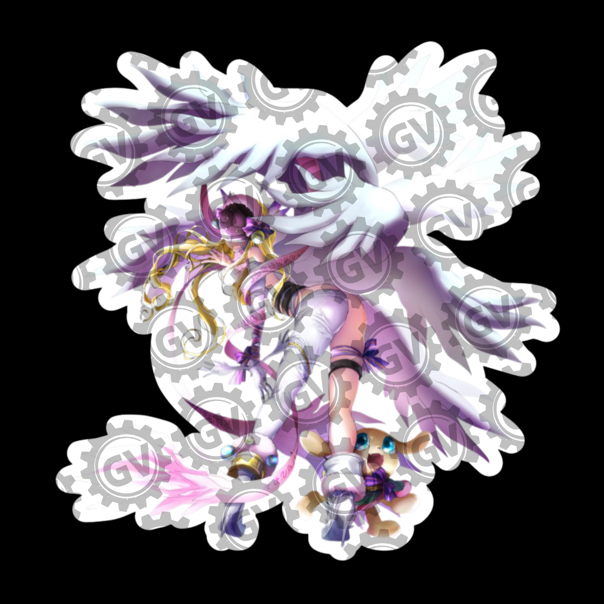 Angewomon Stickers & Decals 3