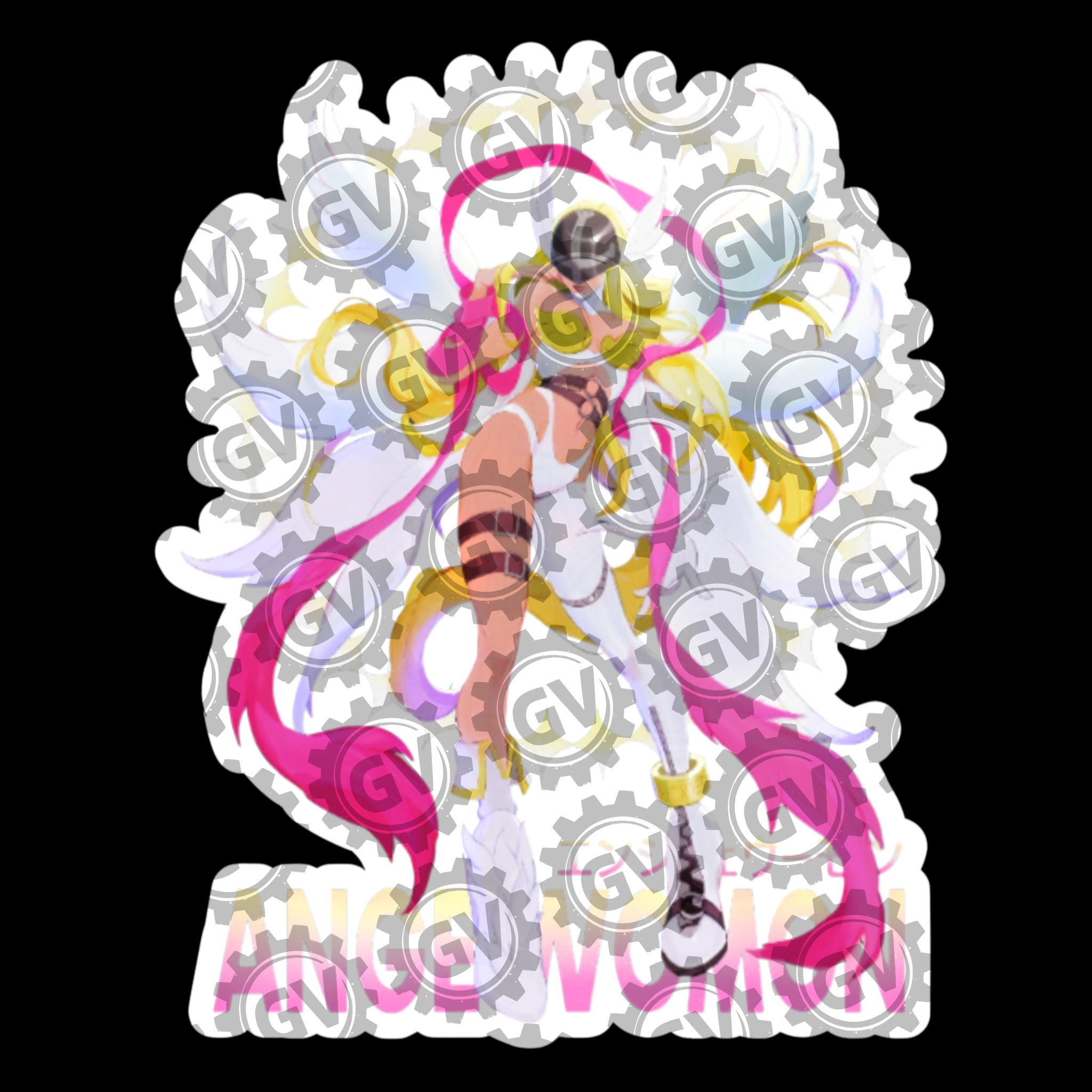 Angewomon Stickers & Decals 3