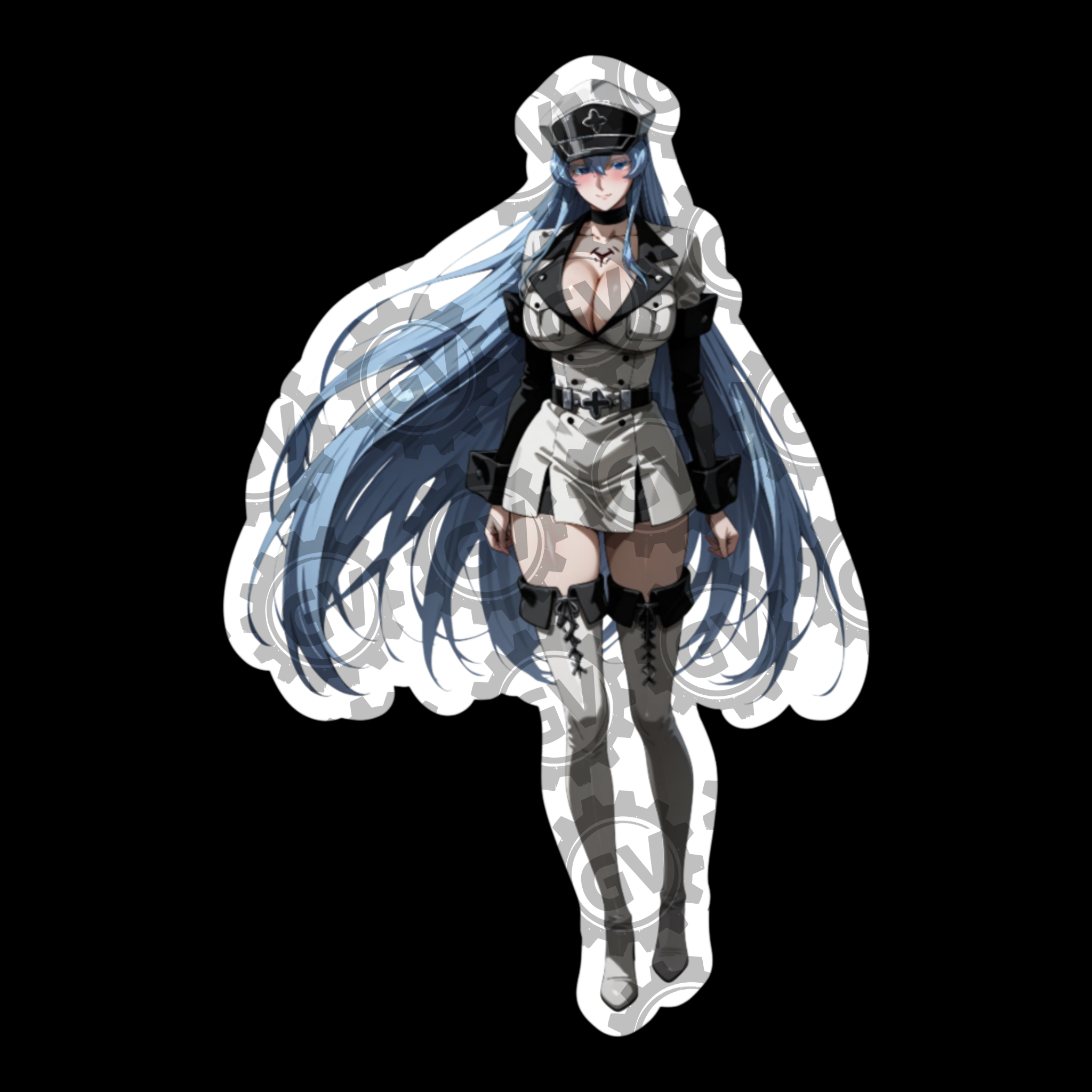 Esdeath Stickers & Decals 2