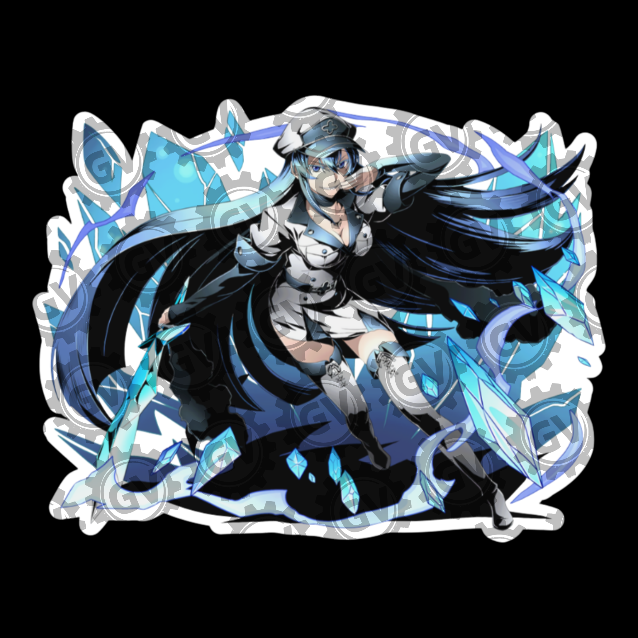 Esdeath Stickers & Decals 2