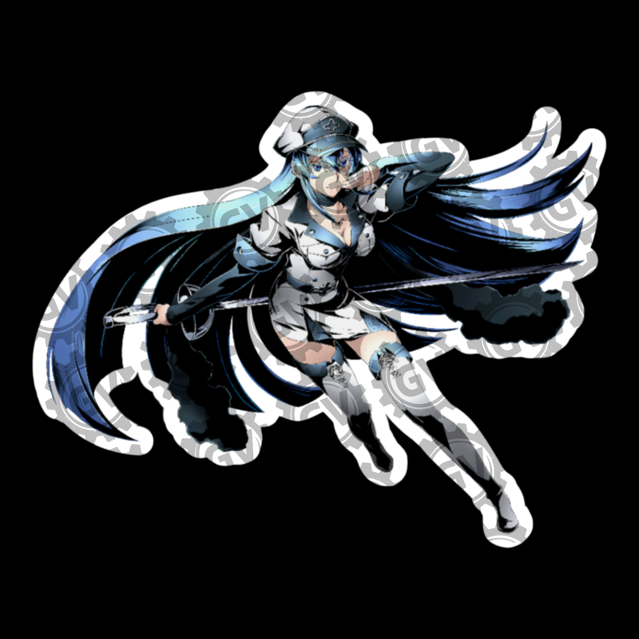 Esdeath Stickers & Decals 2