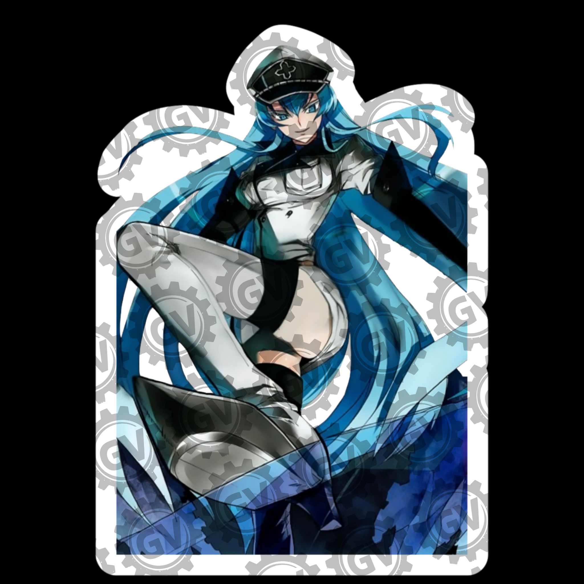 Esdeath Stickers & Decals 3