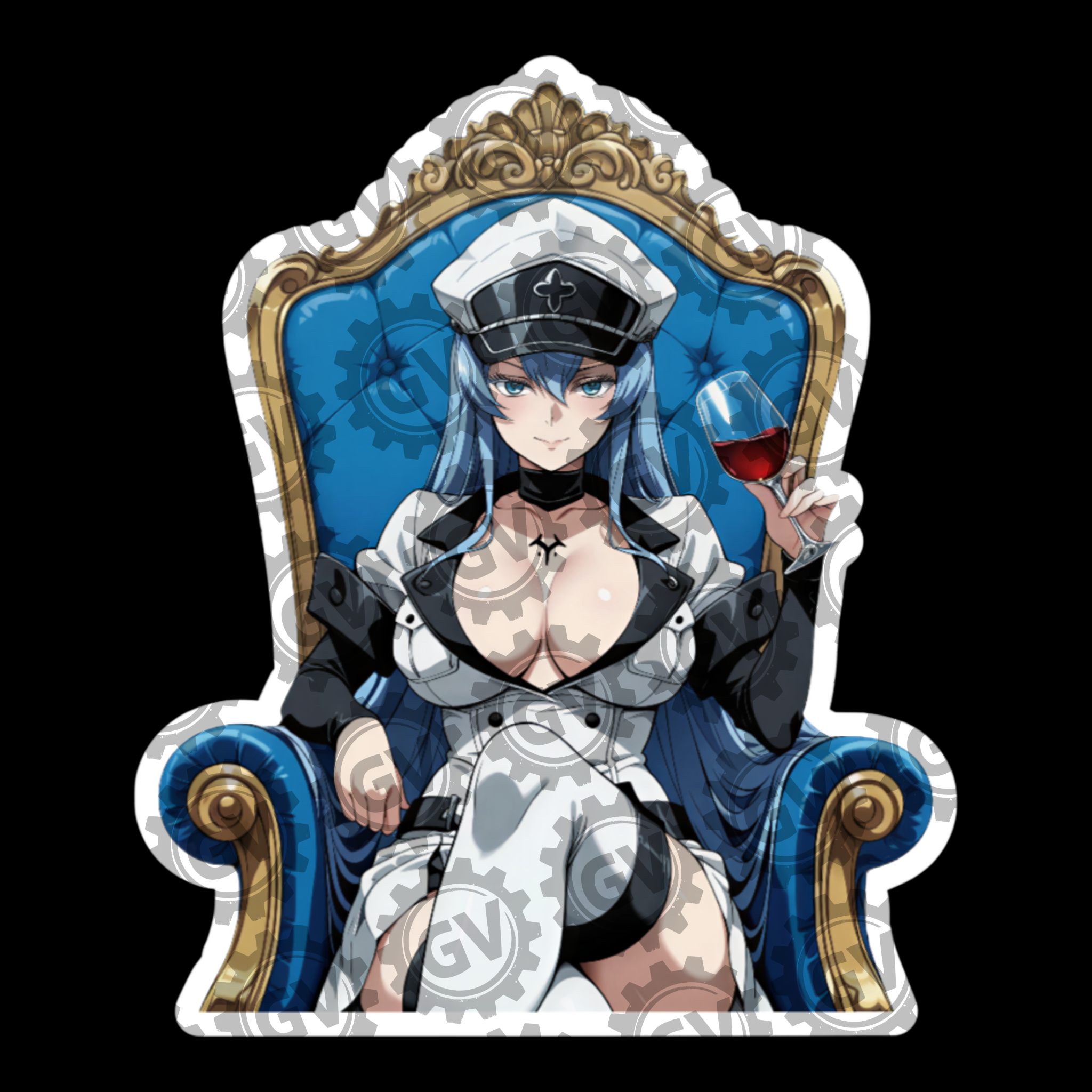 Esdeath Stickers & Decals 3