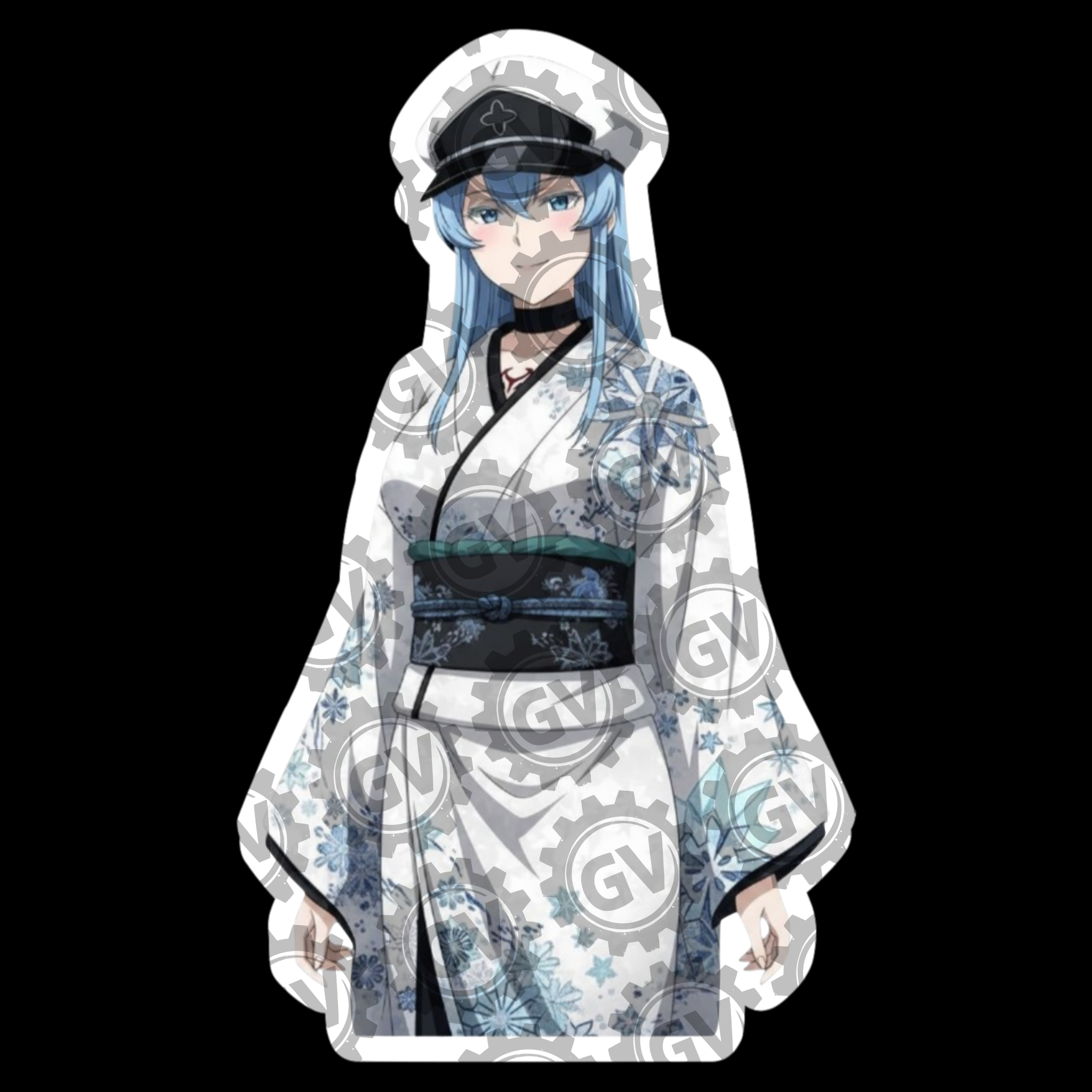 Esdeath Stickers & Decals 4