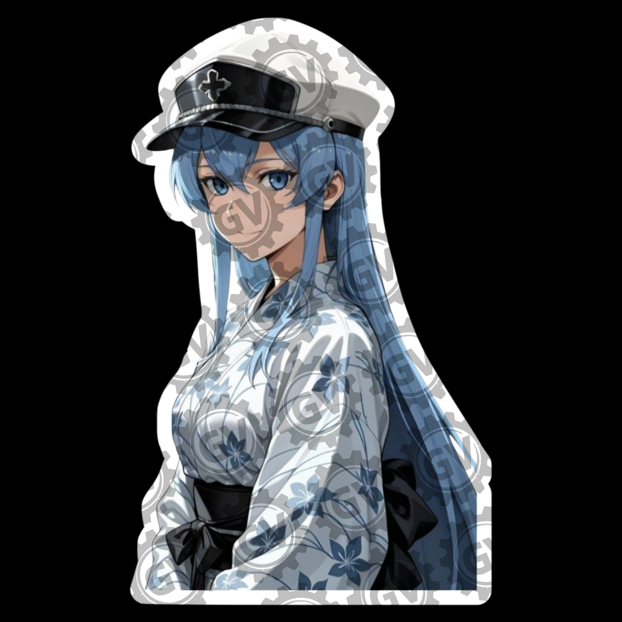 Esdeath Stickers & Decals 4