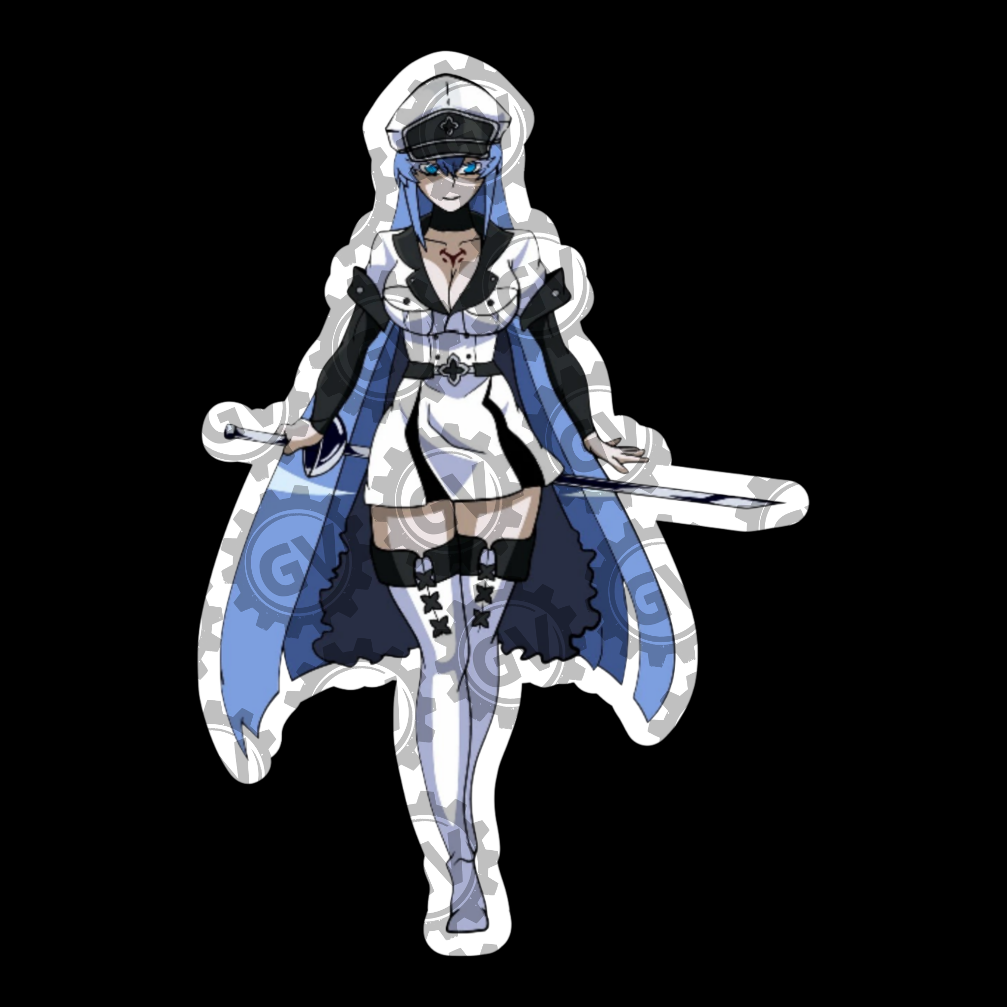 Esdeath Stickers & Decals 4