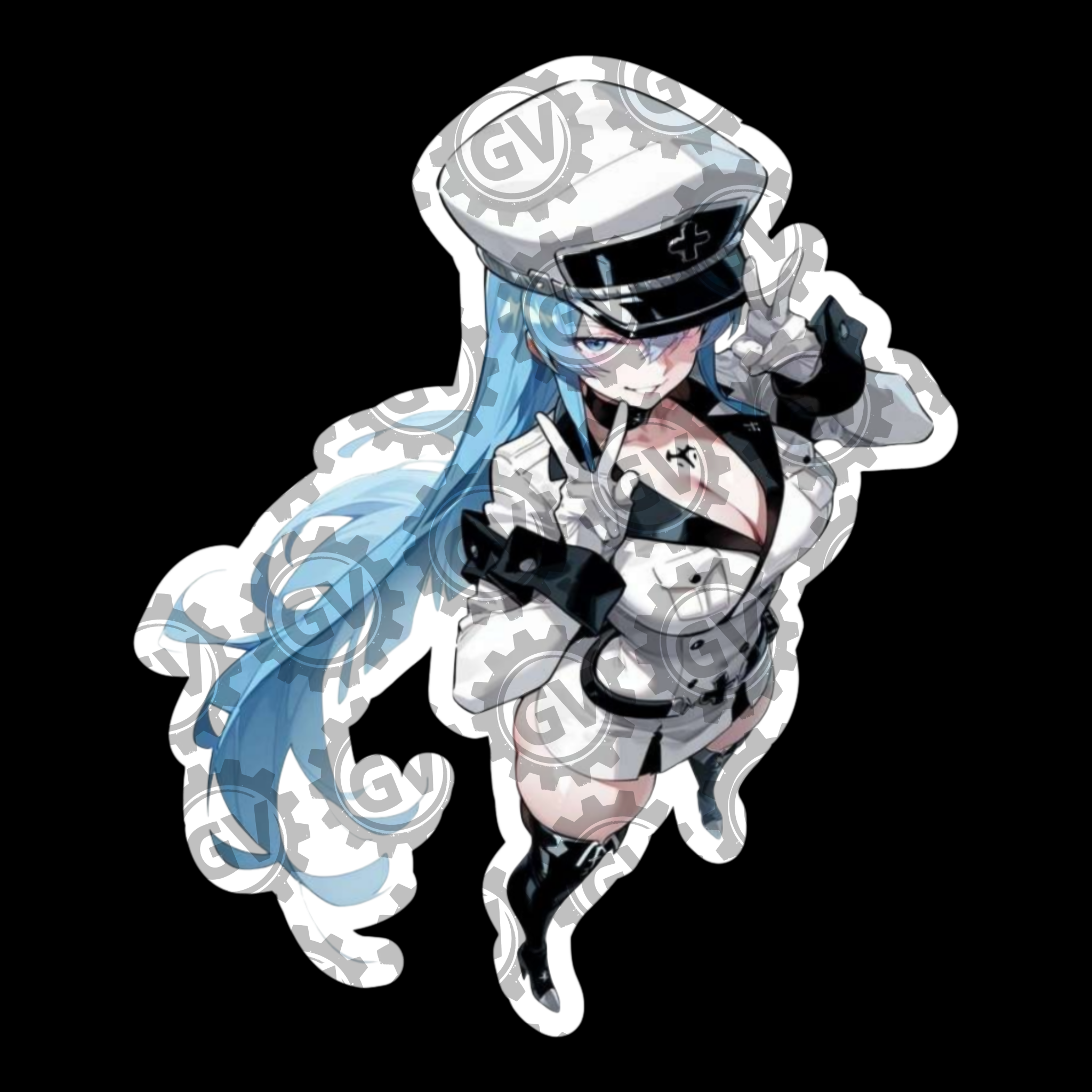 Esdeath Stickers & Decals 4