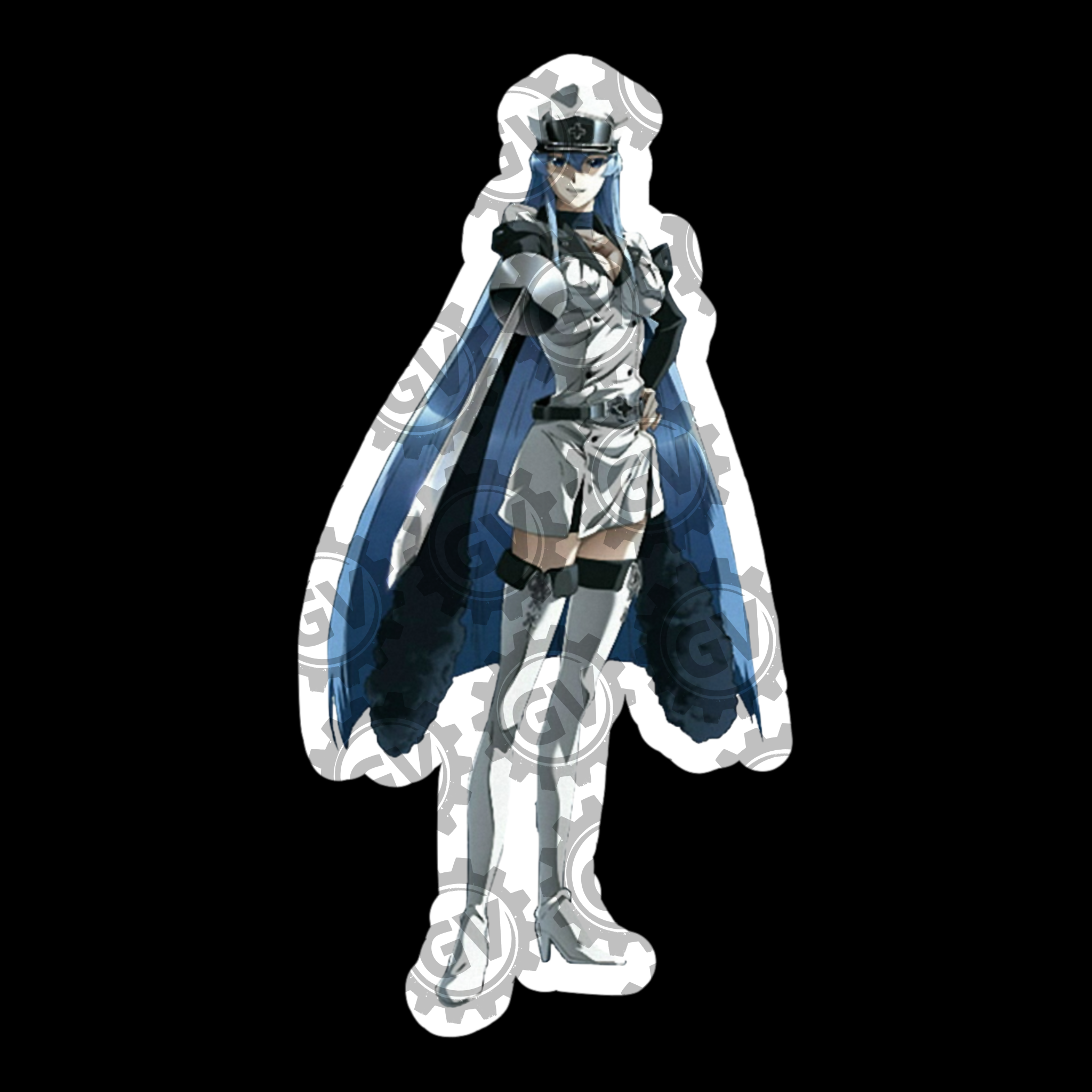 Esdeath Stickers & Decals 4