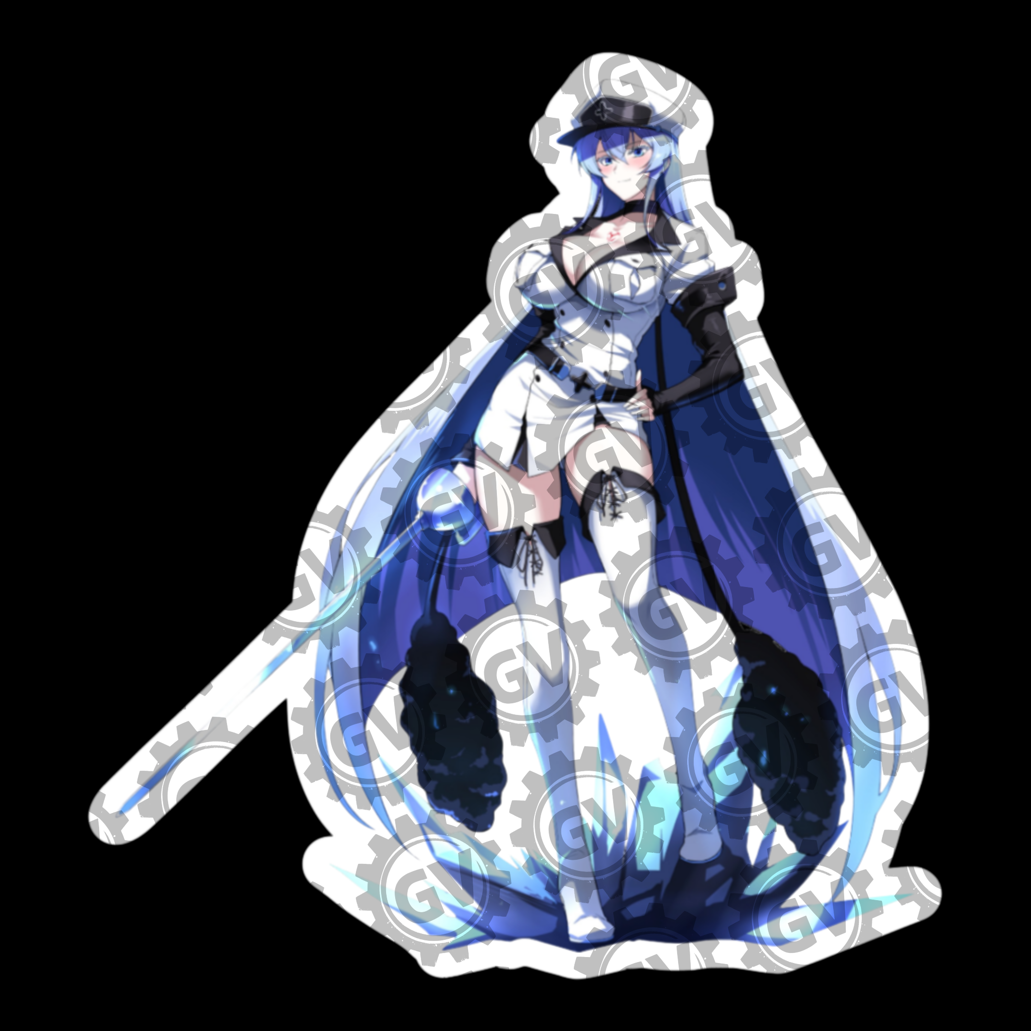 Esdeath Stickers & Decals 4