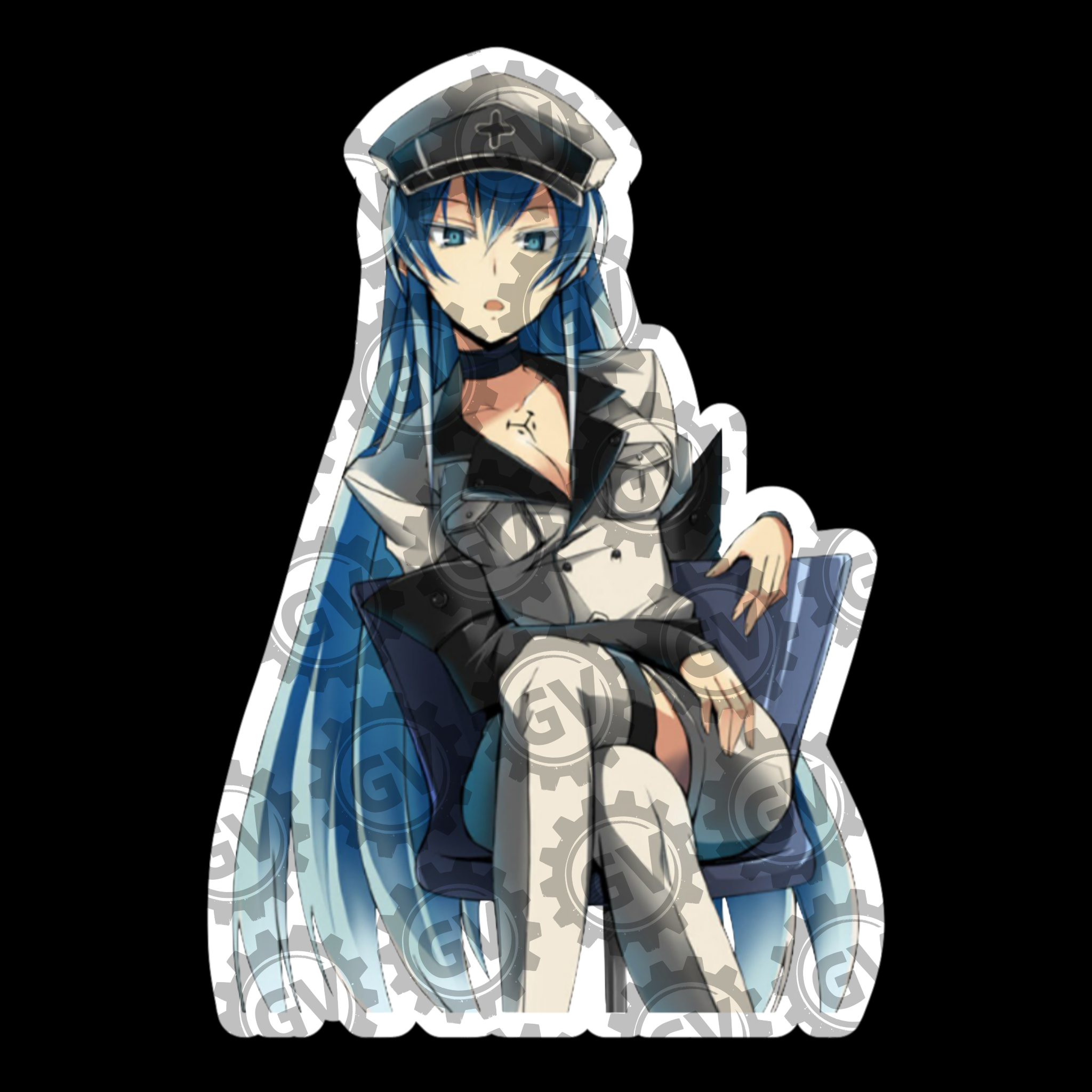 Esdeath Stickers & Decals 4