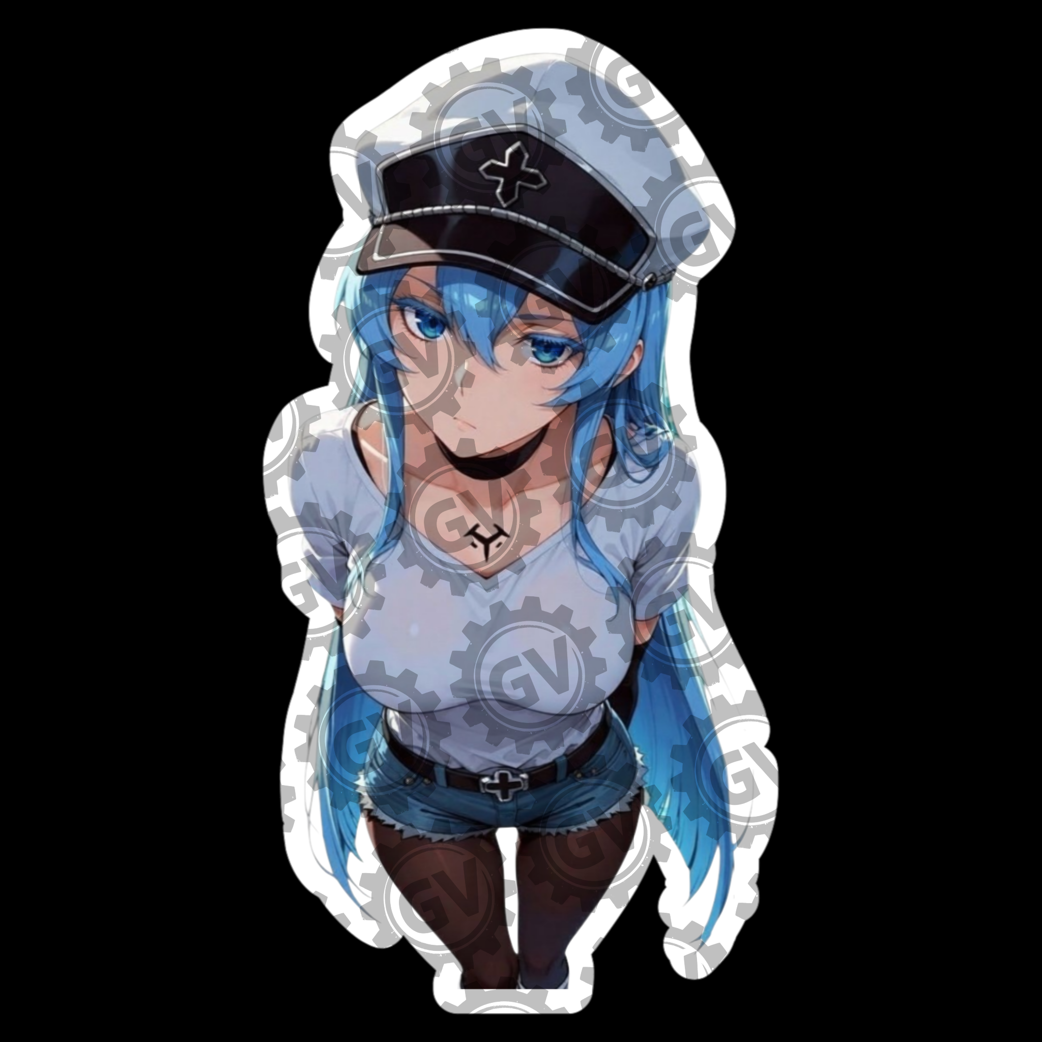 Esdeath Stickers & Decals 4