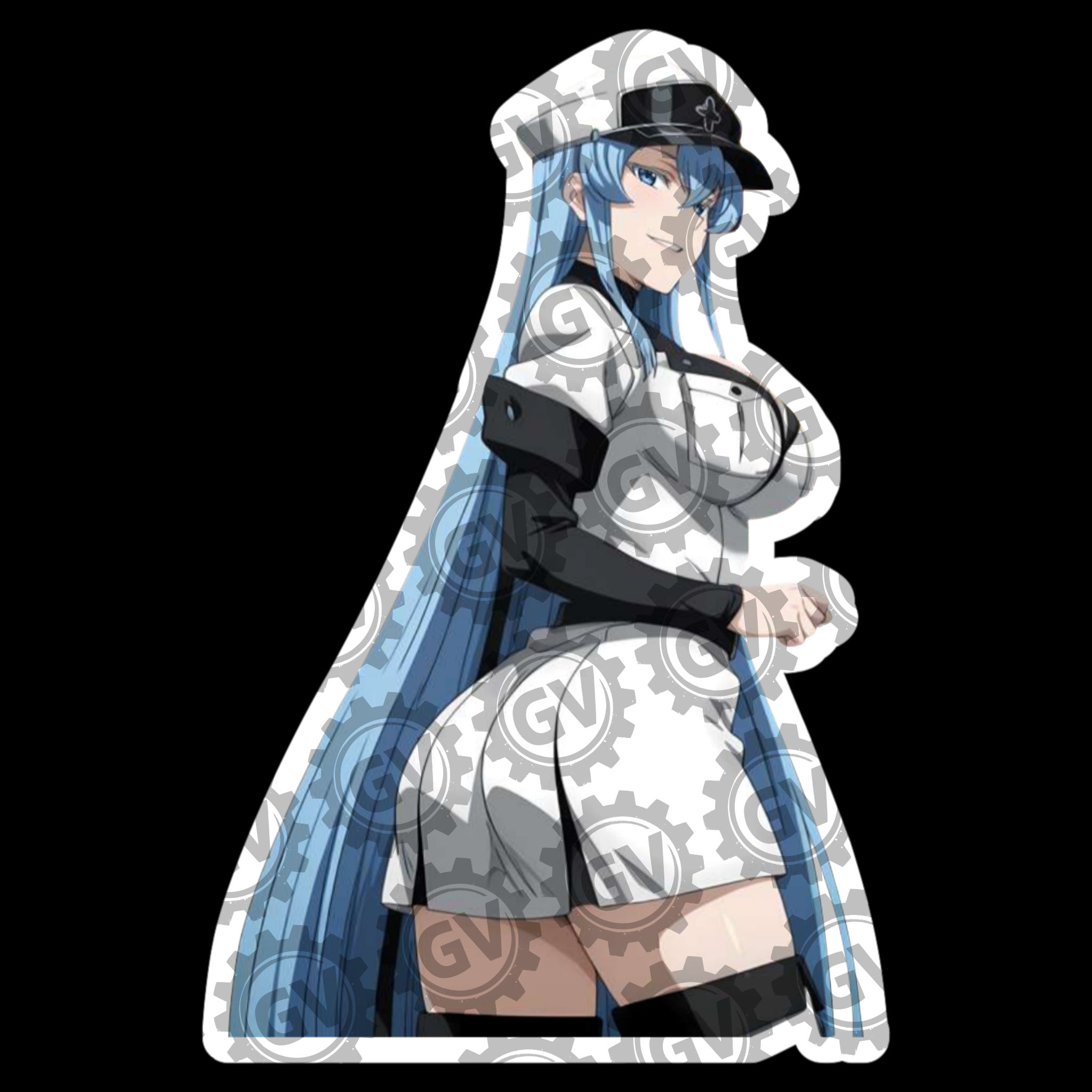 Esdeath Stickers & Decals 4