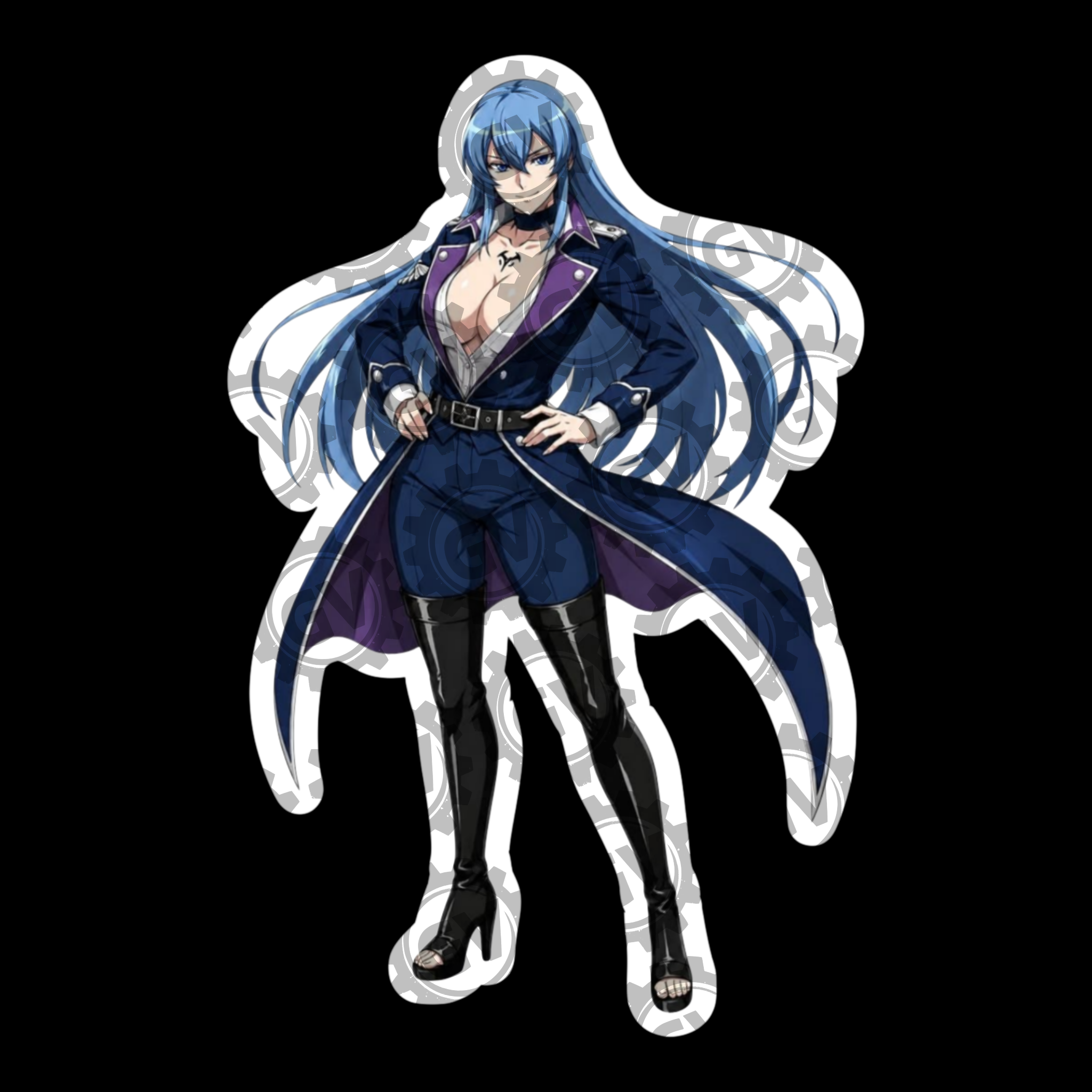 Esdeath Stickers & Decals 4