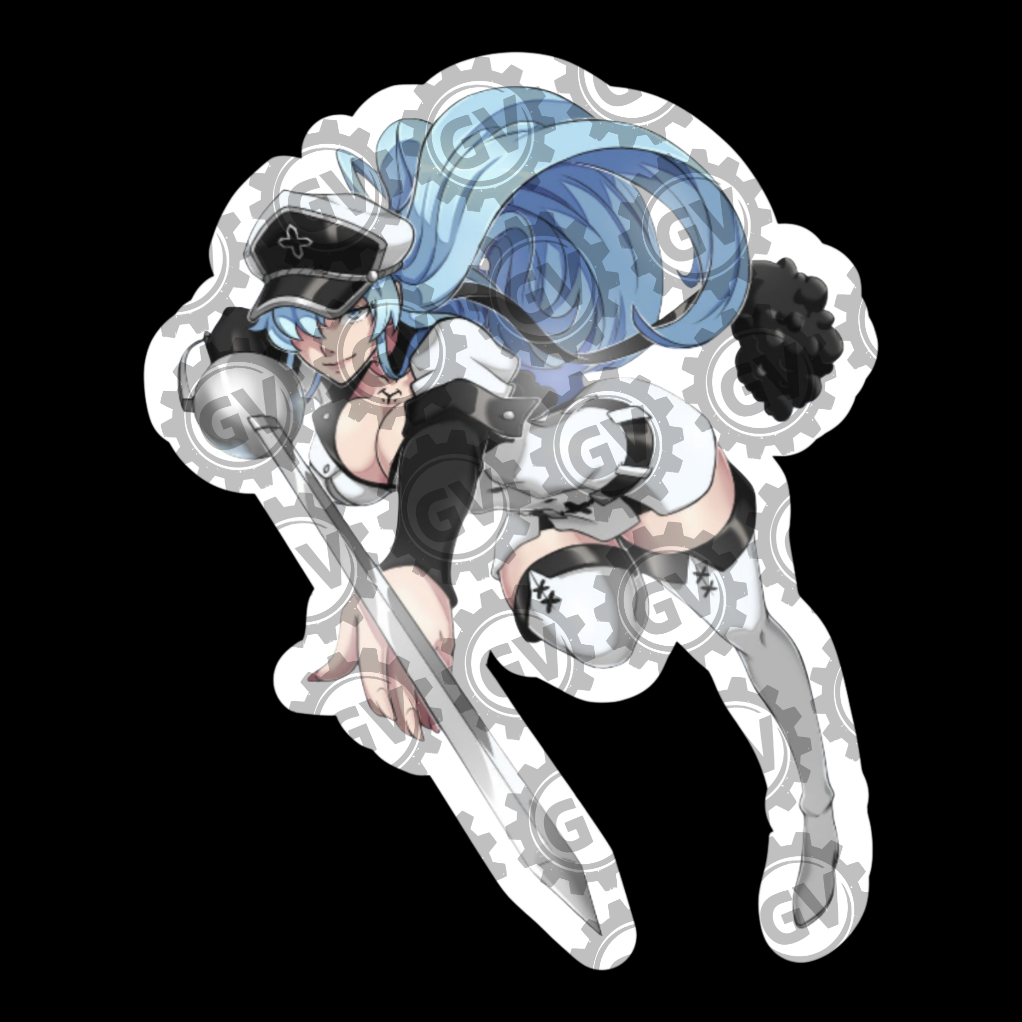 Esdeath Stickers & Decals 4